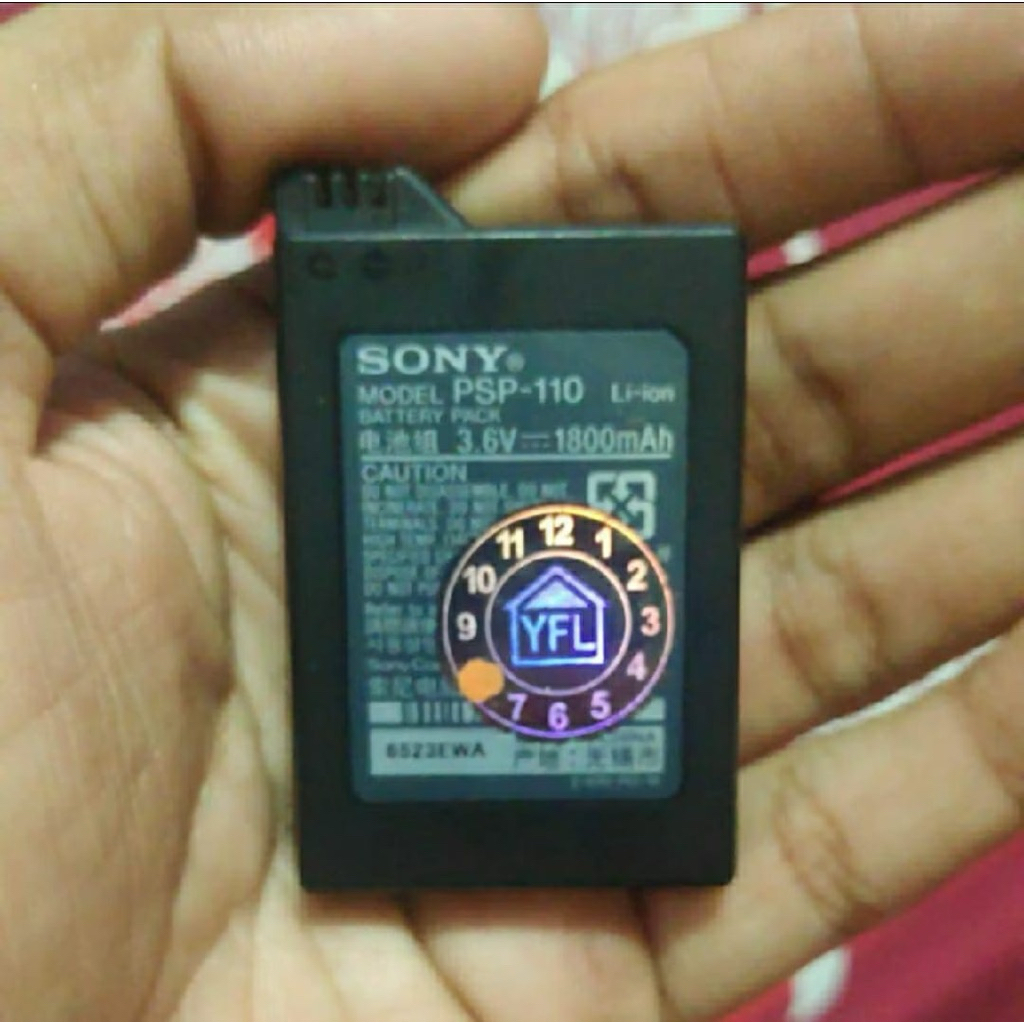 baterai psp 1000 minus soak di cas masi respon