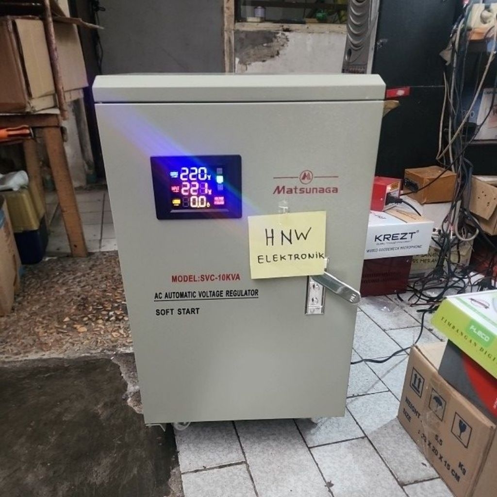 Stavol matsunaga Digital 10.000W 10KVA 10.000watt 10000 watt stabilizer 10000 SVC 10 KVA DIGITAL