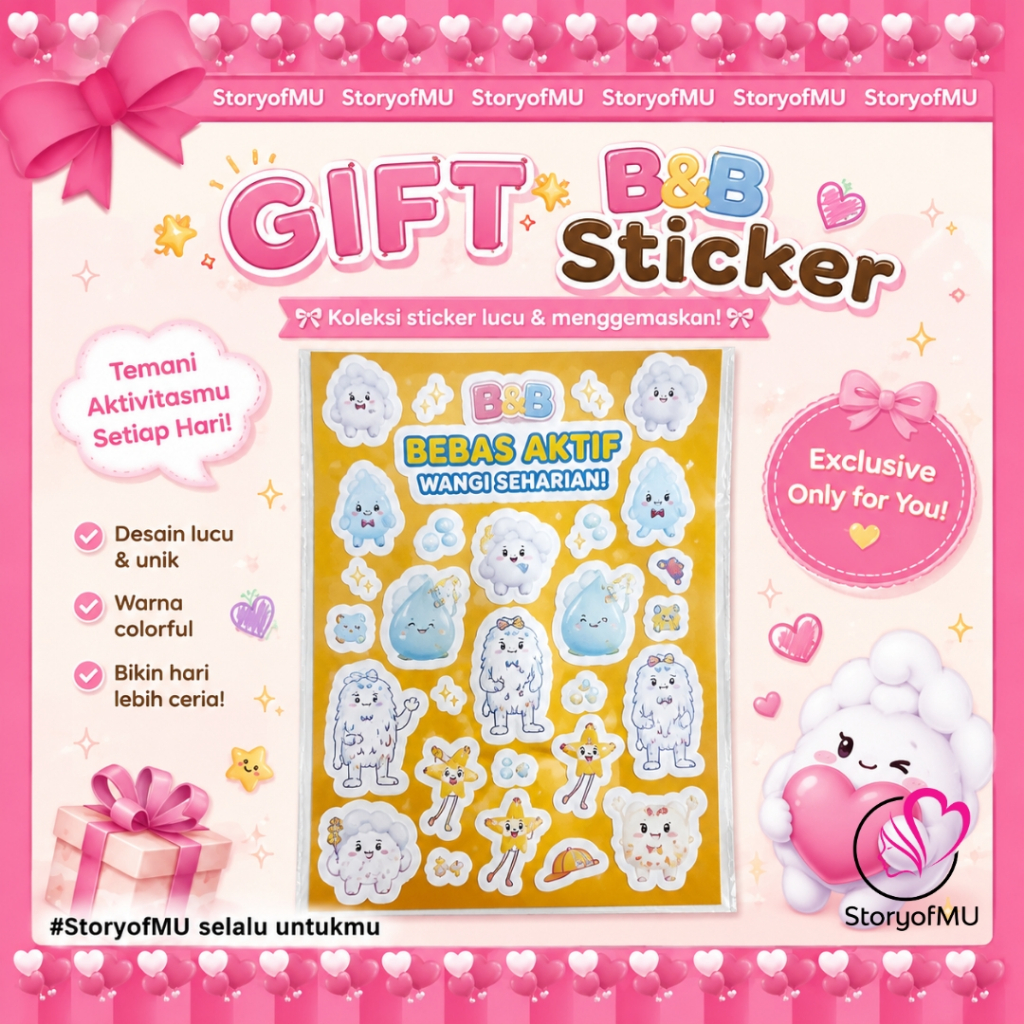 [GIFT] B&B Gift Sticker Random