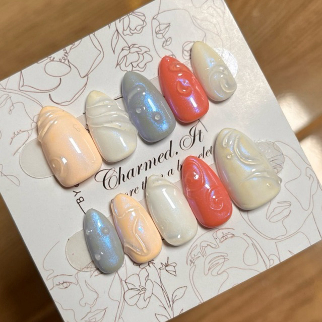 Pastel Press On nails