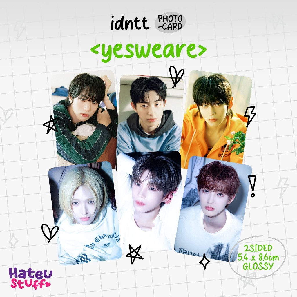 idntt Unofficial Photocard yesweare (unevem8t + yesw8are)