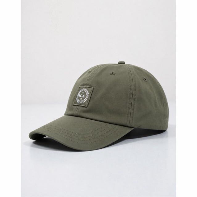 Marshall Artist Patch Woven Logo Caps Olive Green