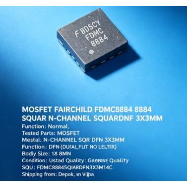 MOSFET FAIRCHILD FDMC8884 8884 SQR N-CHANNEL SQR DFN 3X3MM | M14C