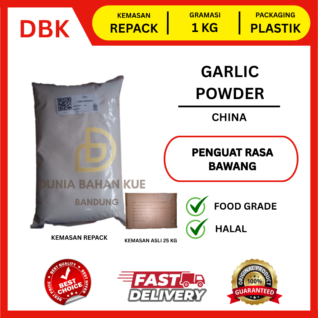 GARLIC POWDER EXTRA - 1 KG / GARLIC POWDER FOOD GRADE