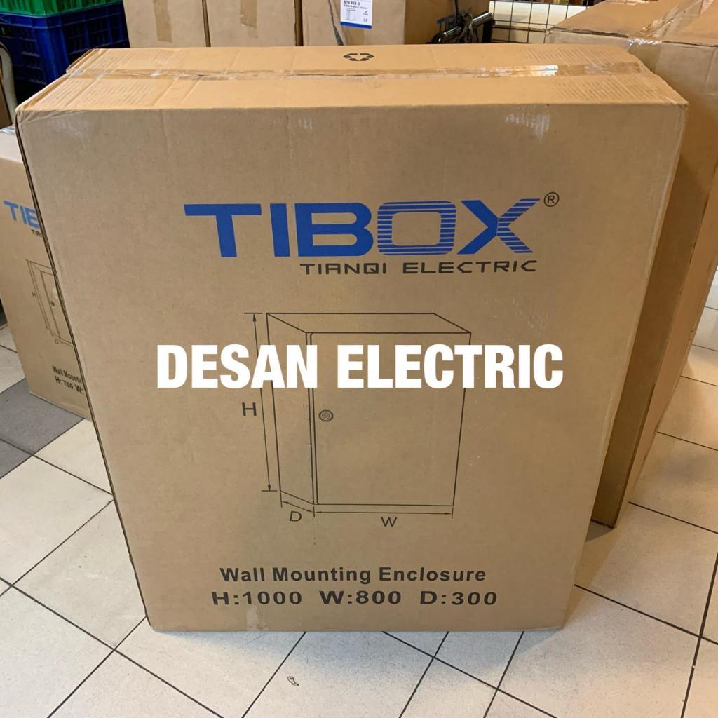 Tibox Sheet Steel Box Panel Besi Size 1000x800x300 mm Type T-10080/30