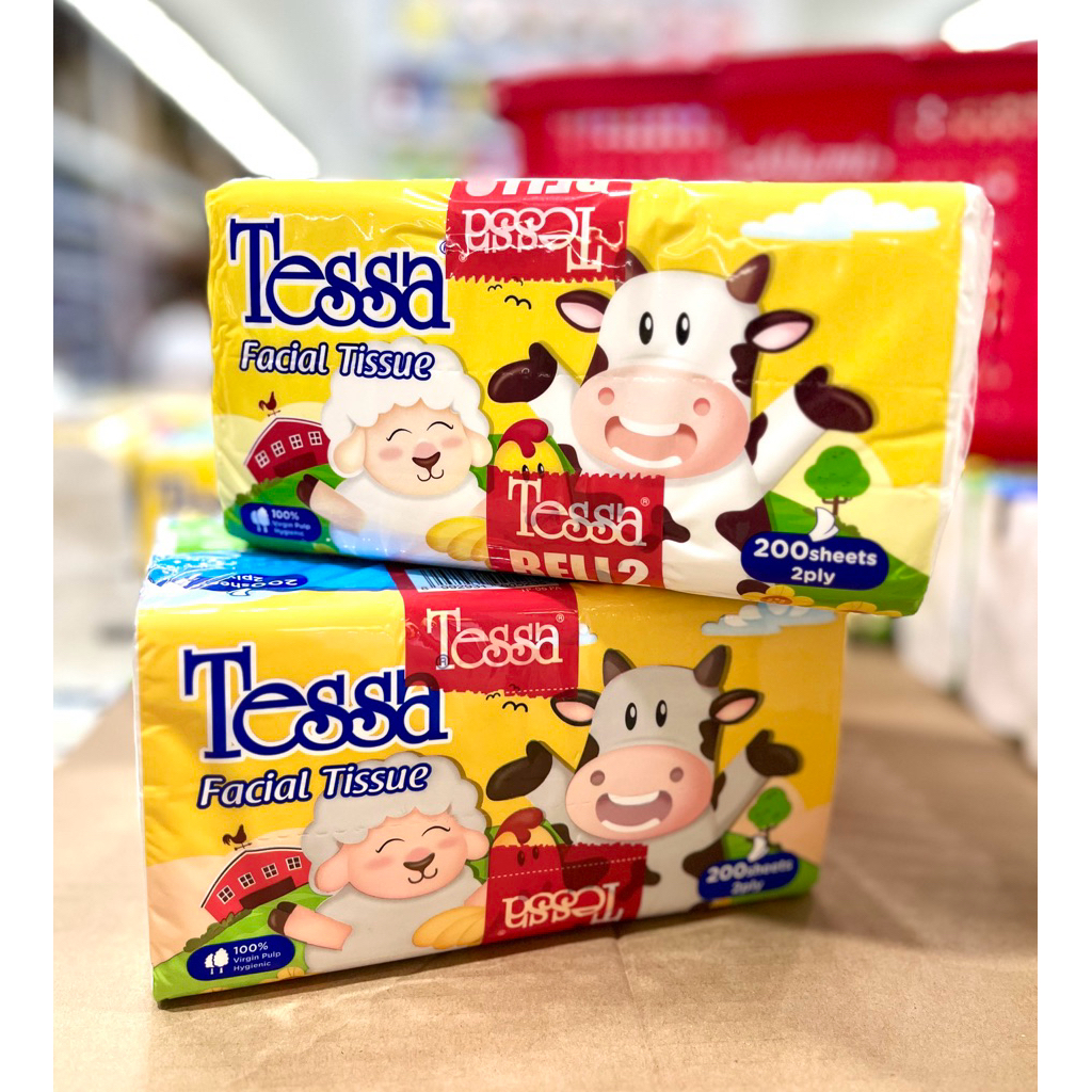 TESSA TISSUE FACIAL 200sheetx2 2ply/TESSA TISU WAJAH/TISU TESSA MURAH