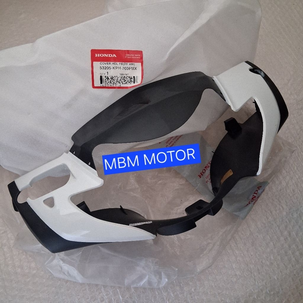 COVER BATOK TOTOK LAMPU REFLEKTOR DEPAN HONDA SUPRA X 125 X125 OLD LAMA PUTIH ORI AHM 53205-KPH-700F