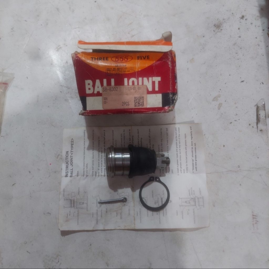 Balljoint bawah honda jazz GD3 city GD8 2003 - 2008 merk 555 ori
