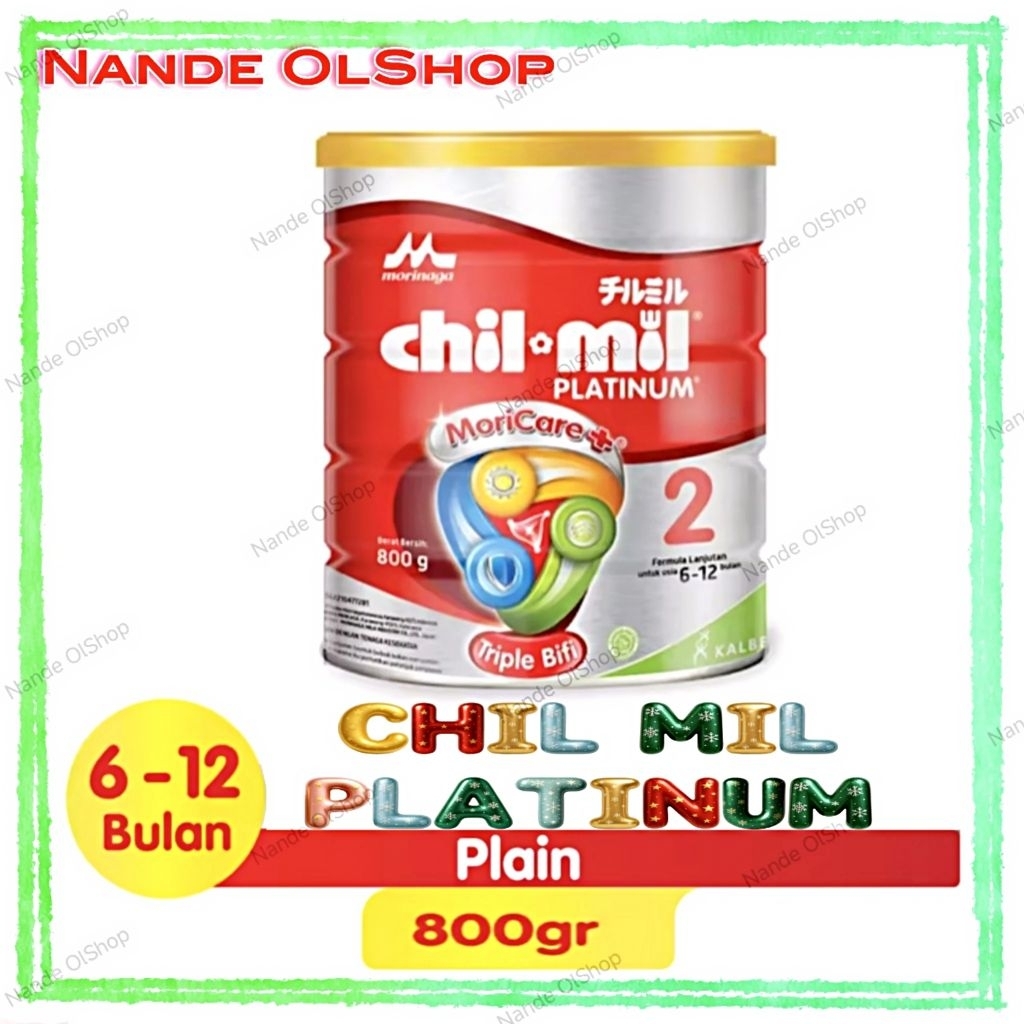 Morinaga Chil Mil Platinum 800gr | Susu Formula 6-12 Bulan