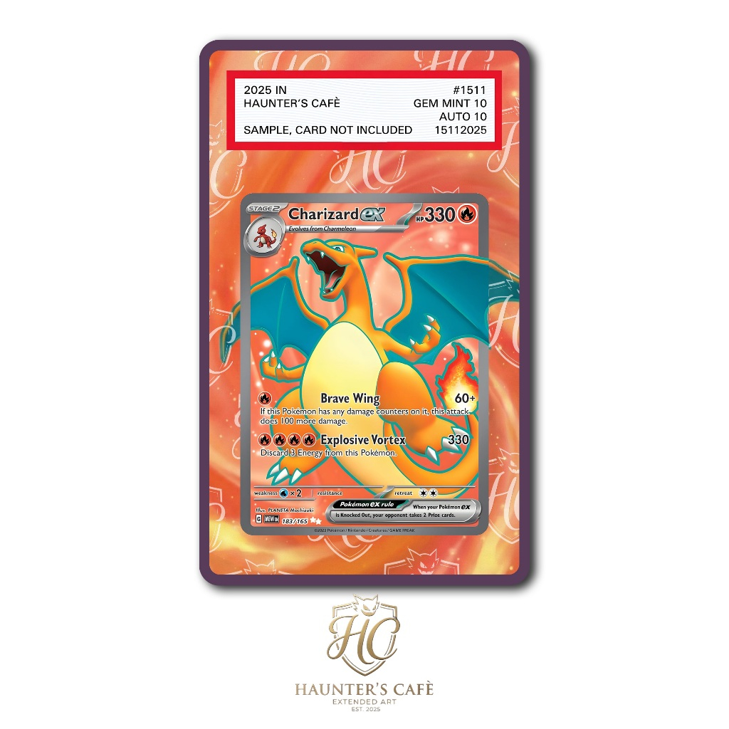 Charizard Ex #183 Pokemon Scarlet & Violet 151 (Custom Extended Art)