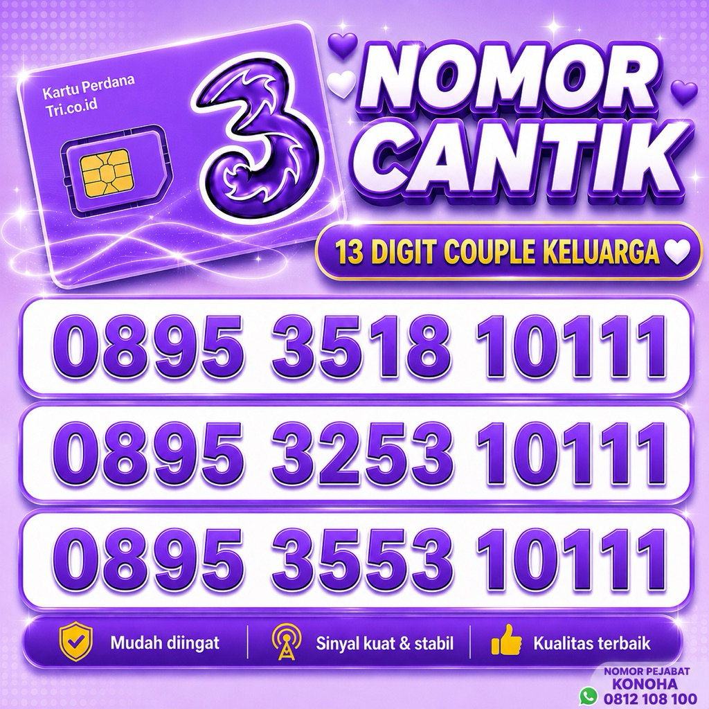 Nomor cantik Kartu perdana TRI
