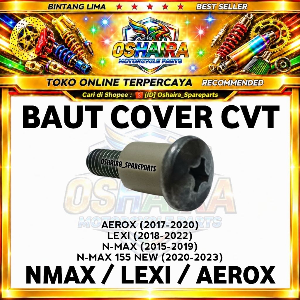 BAUT COVER CVT NMAX, NMAX 155 NEW, AEROX, LEXI, BAUT TUTUP COVER BAK CVT NMAX / BAUT CVT NMAX BAUT C