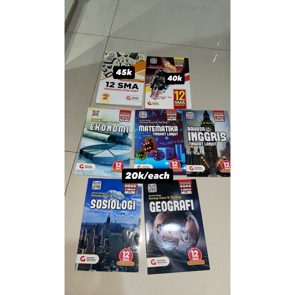 preloved buku utbk go