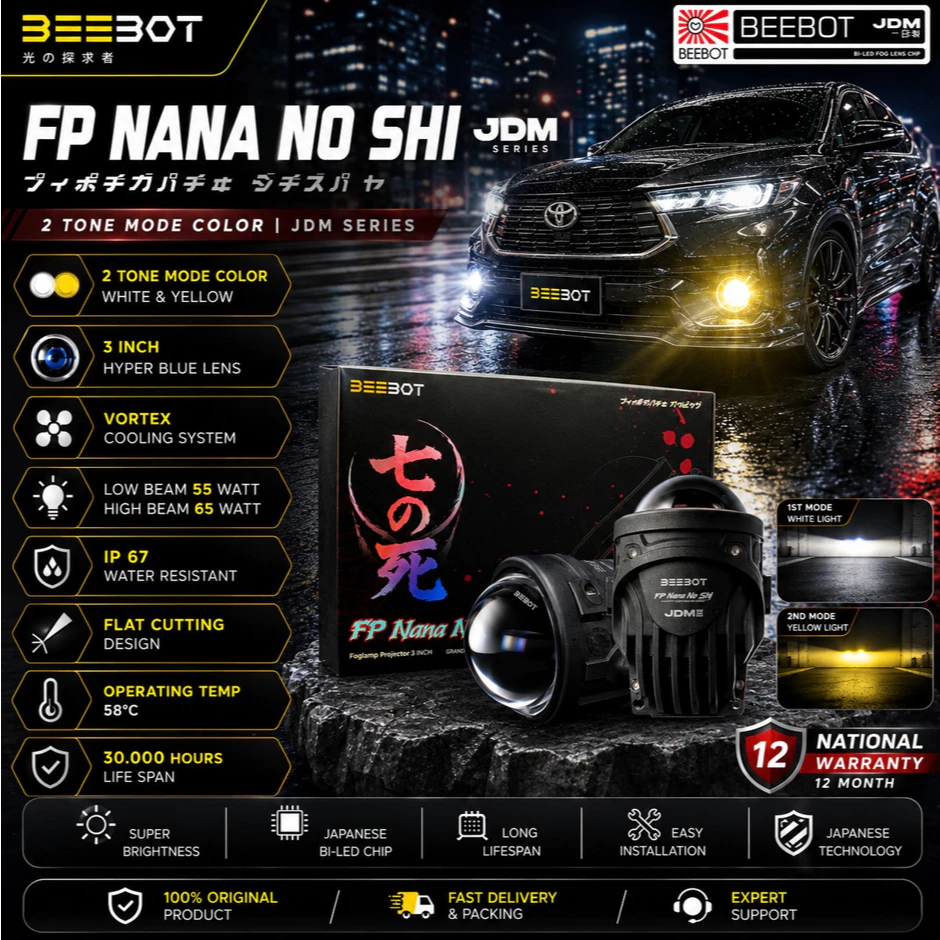 Beebot Foglamp Projector FP NanaNoshi 55w/65w