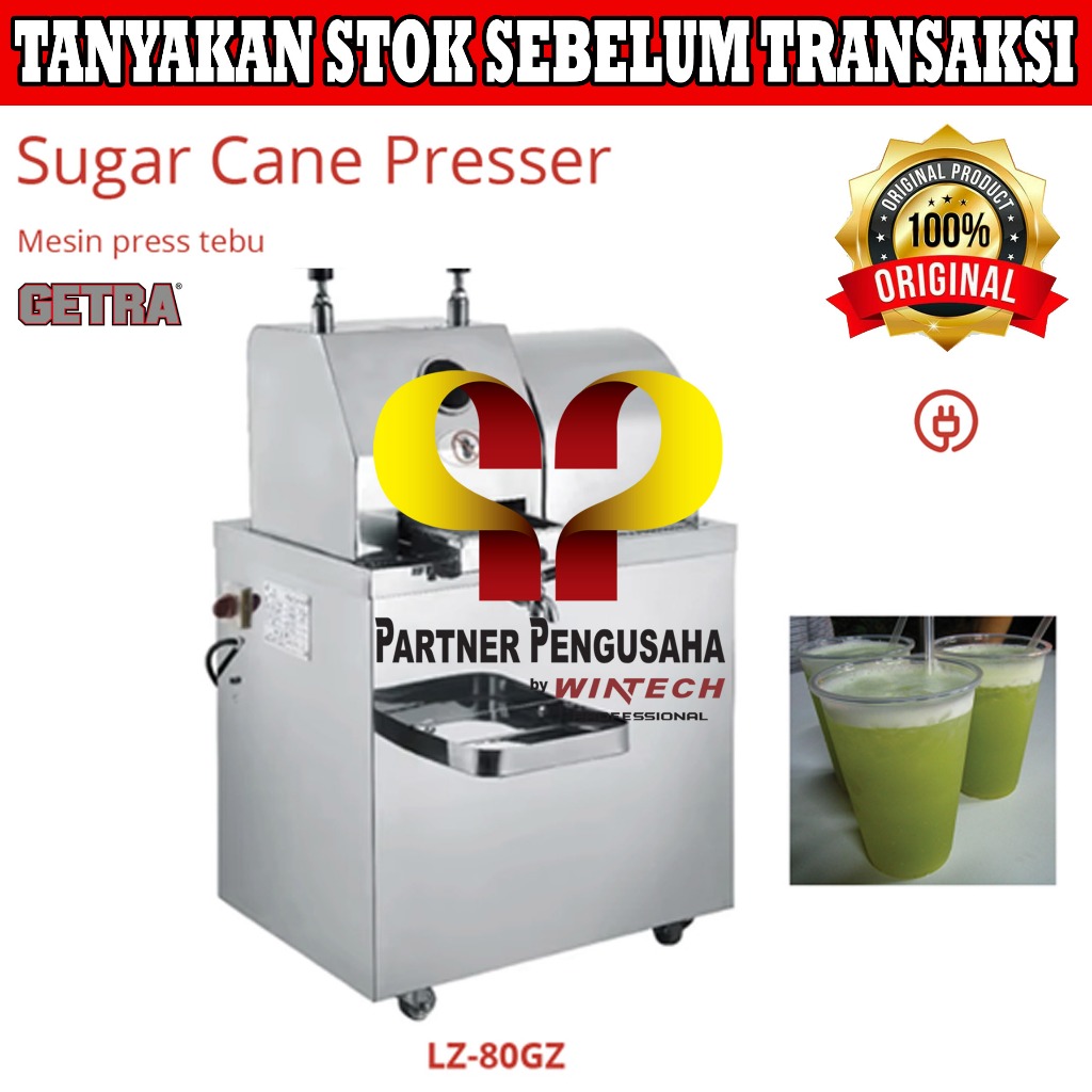 GETRA LZ-80GZ Sugar Cane Presser / Mesin Pemeras Tebu / Penggiling Tebu