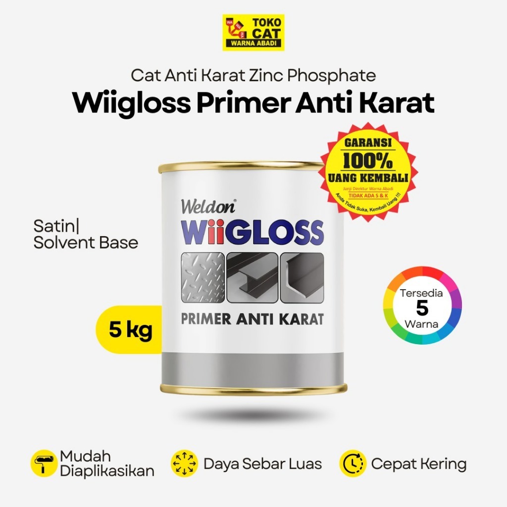 CAT DASAR ANTI KARAT WIIGLOSS 5 KG