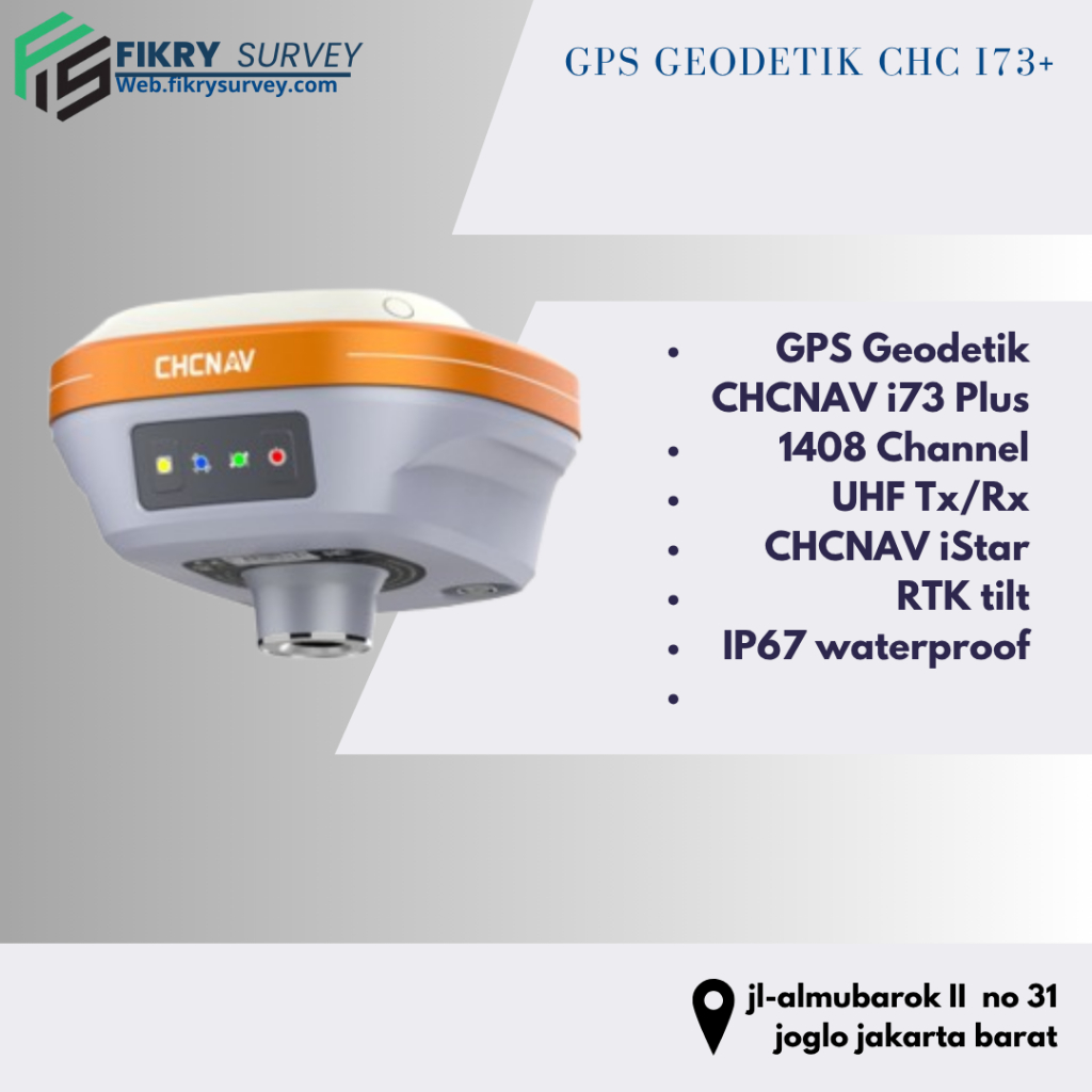 Promo GPS geodetik chcnav i73 plus/gnss RTK chcnav i73