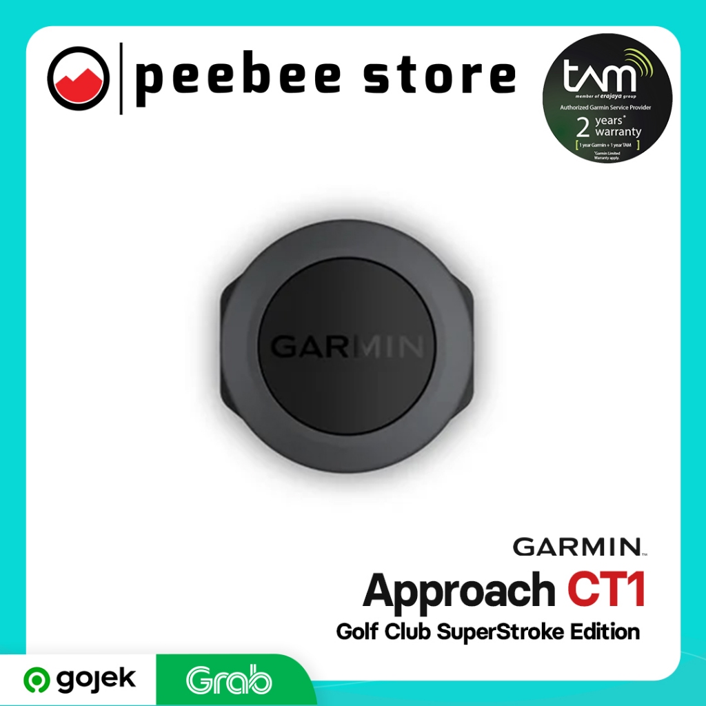 Garmin Approach CT1 Golf Club SuperStroke Edition - Black