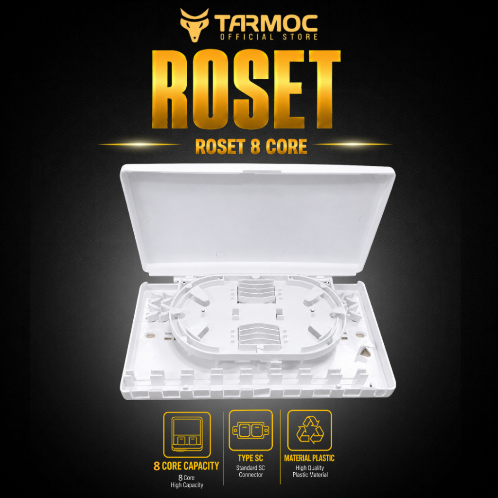 Roset Fiber Optic 8 Core| Roset FO 8 Core Kosongan