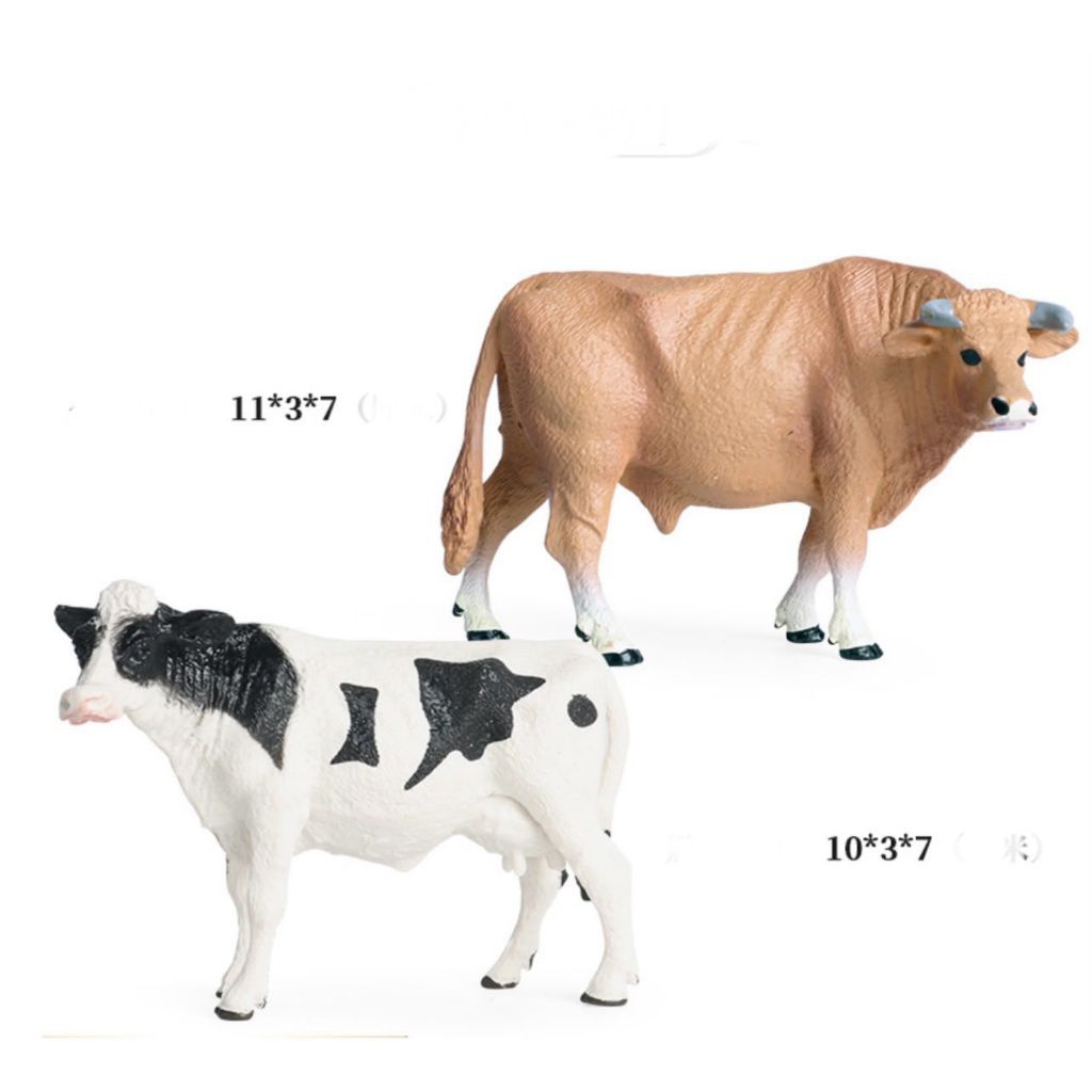 Miniatur hewan sapi lembu - mainan simulasi hewan ternak sapi cow