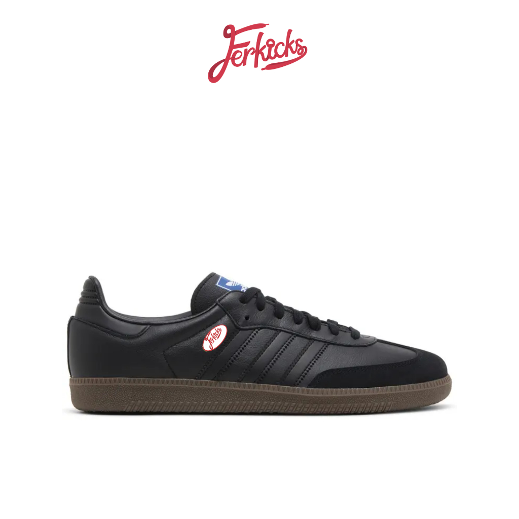 Sepatu Sneakers Samba OG Core Black Gum Triple Black -FERKICS