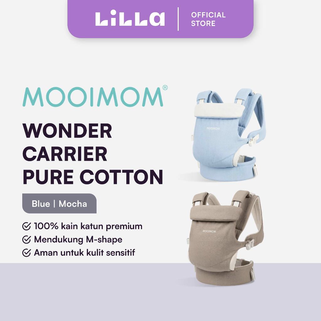 Mooimom - Wonder Carrier - Pure Cotton