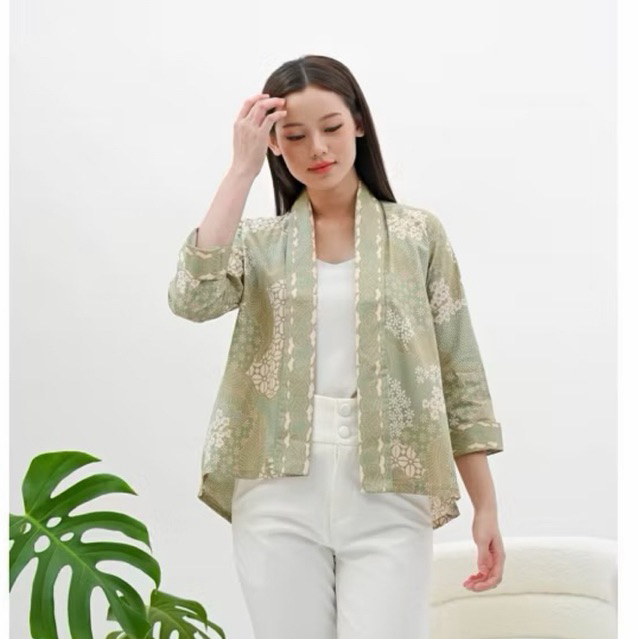 Batik Etnik Outer Batik - Blezer Batik Wanita Modern - 241ICE