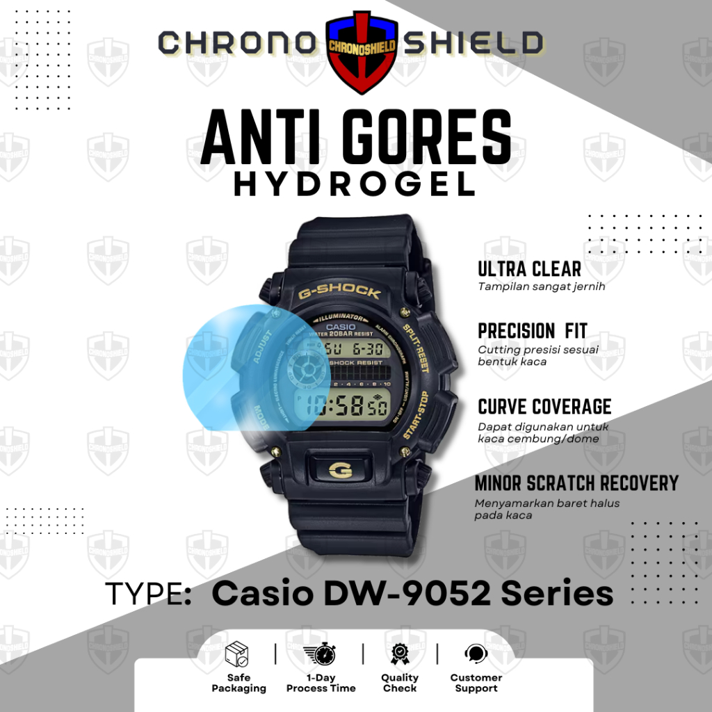 Anti Gores Hydrogel untuk G Shock DW 9052 G-Shock DW9052