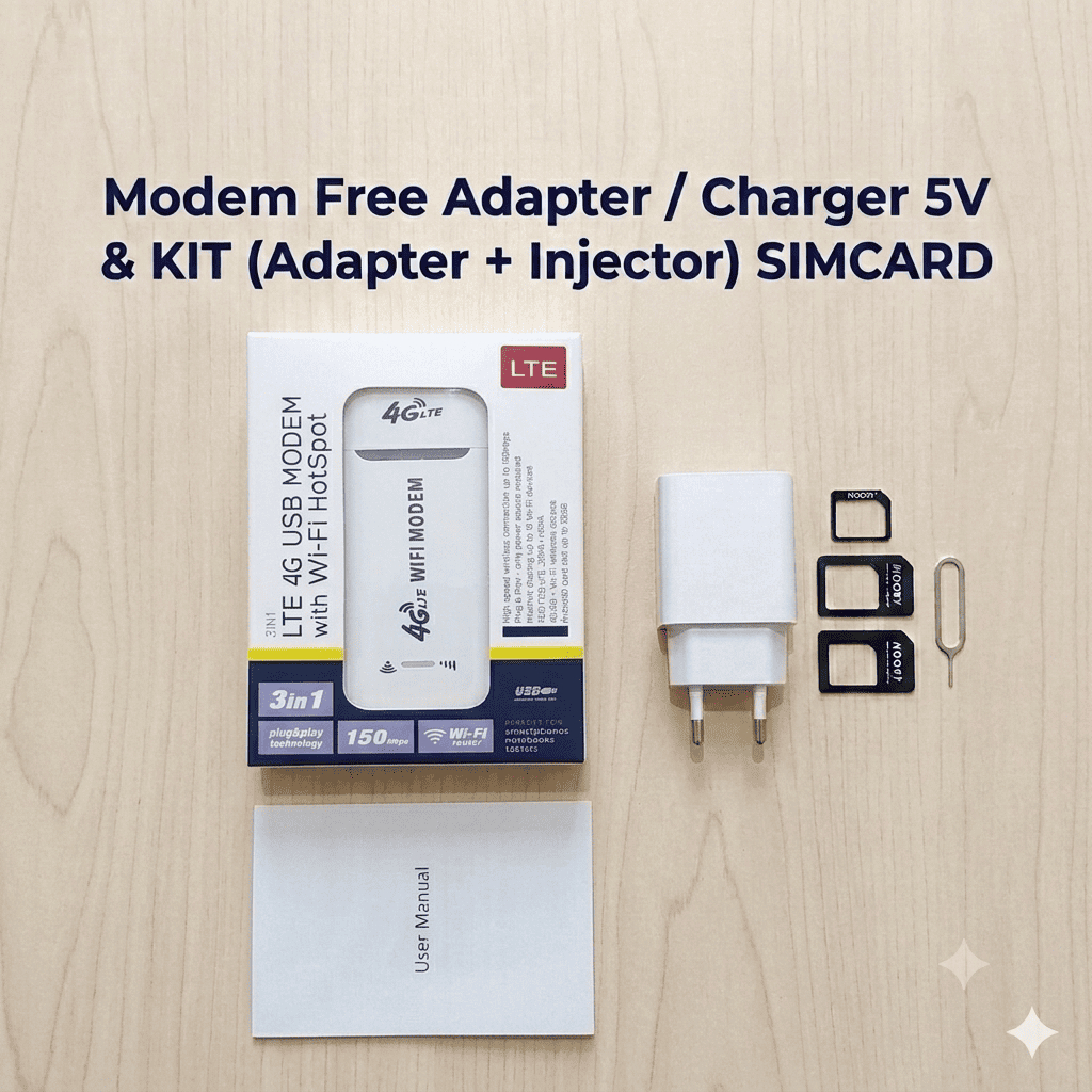 Modem USB wifi GSM 4G &  PowerBank Portable