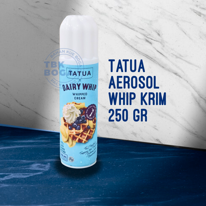 Whip Cream Semprot ( Tatua ) 250 gr Spray Whipped Krim Manis Dairy Tatua
