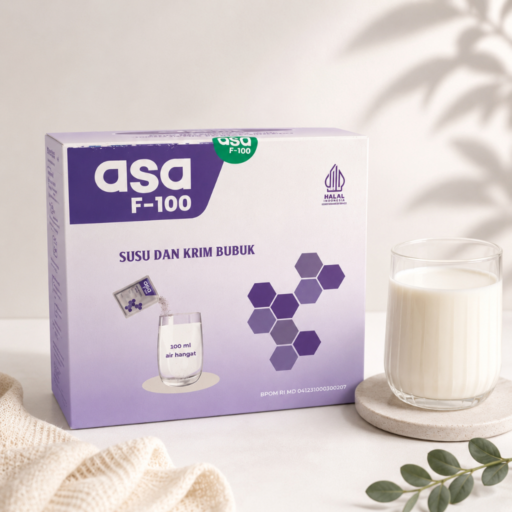 Asa F100 (BOX) susu stunting atau gizi buruk aman BPOM