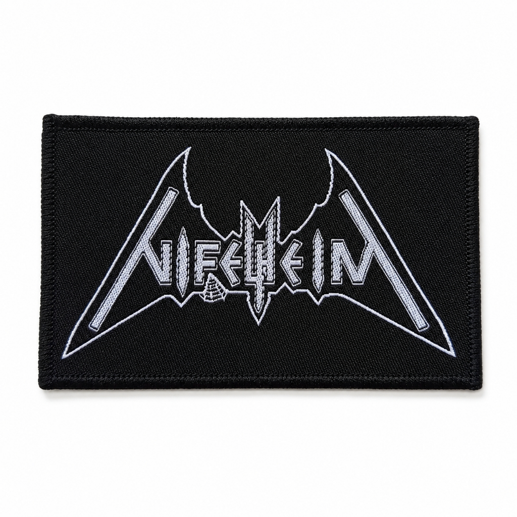 Nifelheim Logo Patch Woven untuk battle jacket dan vest - Aksesoris fashion - Emblem band