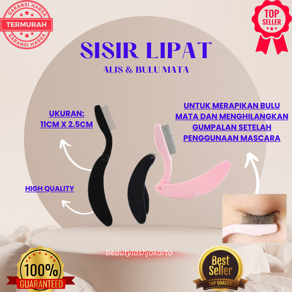 SISIR LIPAT ALIS BESI /  EYELASH COMB LIPAT SISIR EYELASH EXTENSION / SISIR BULUMATA LIPAT