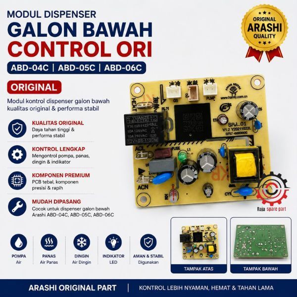 MODUL PCB DISPENSER GALON BAWAH ARASHI