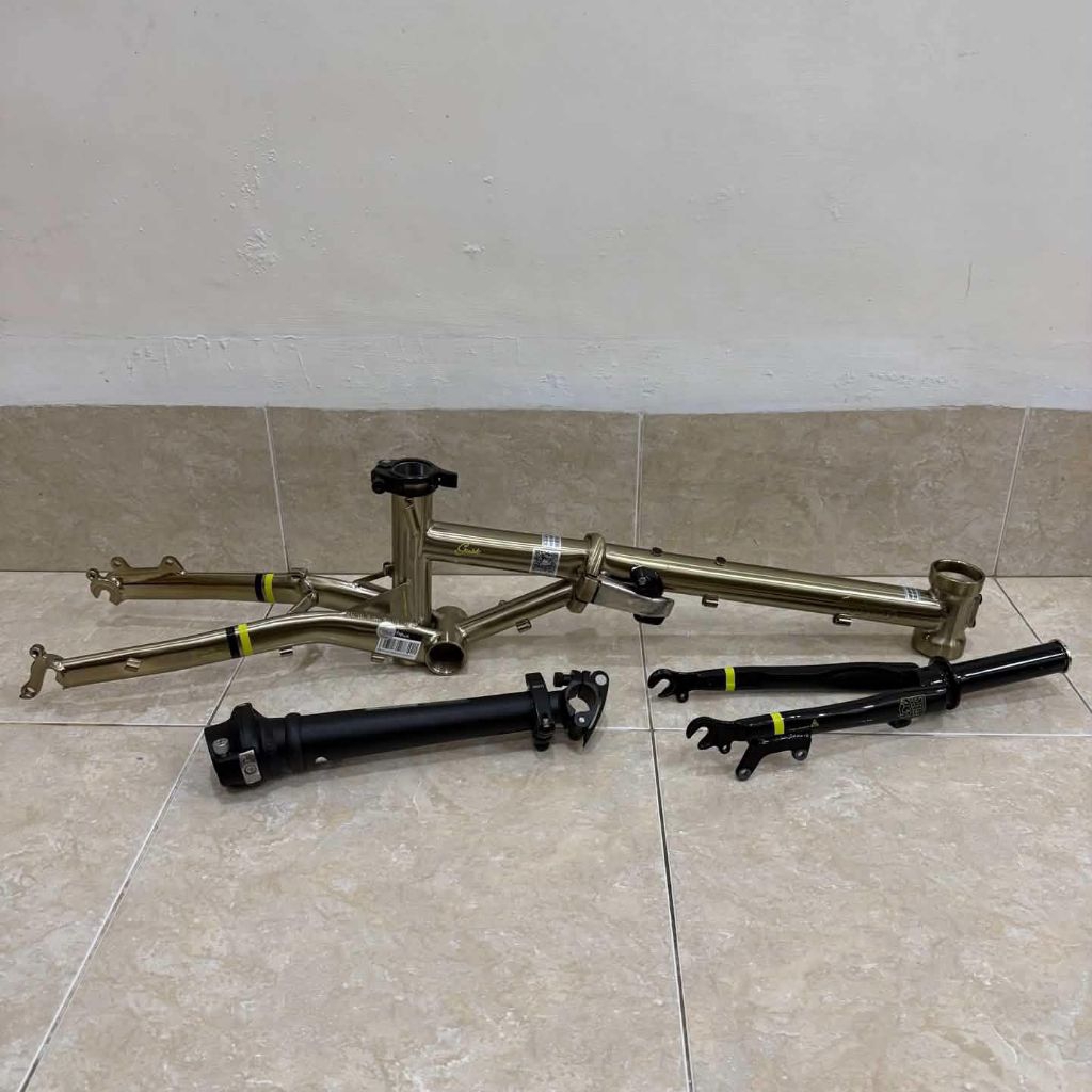 Frameset Fnhon Gust 16 inch warna Titanium