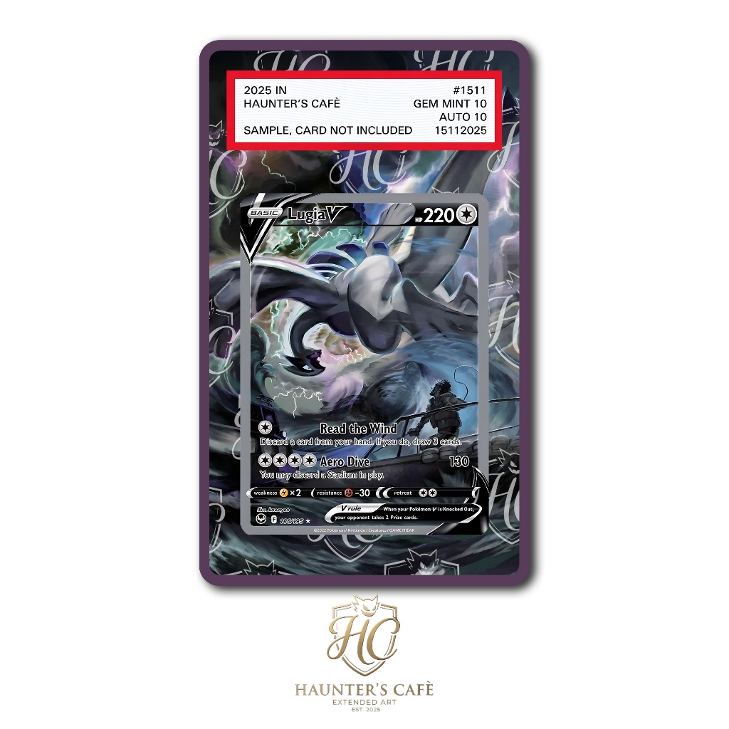 Lugia V #186 Pokemon Silver Tempest (Custom Extended Art)