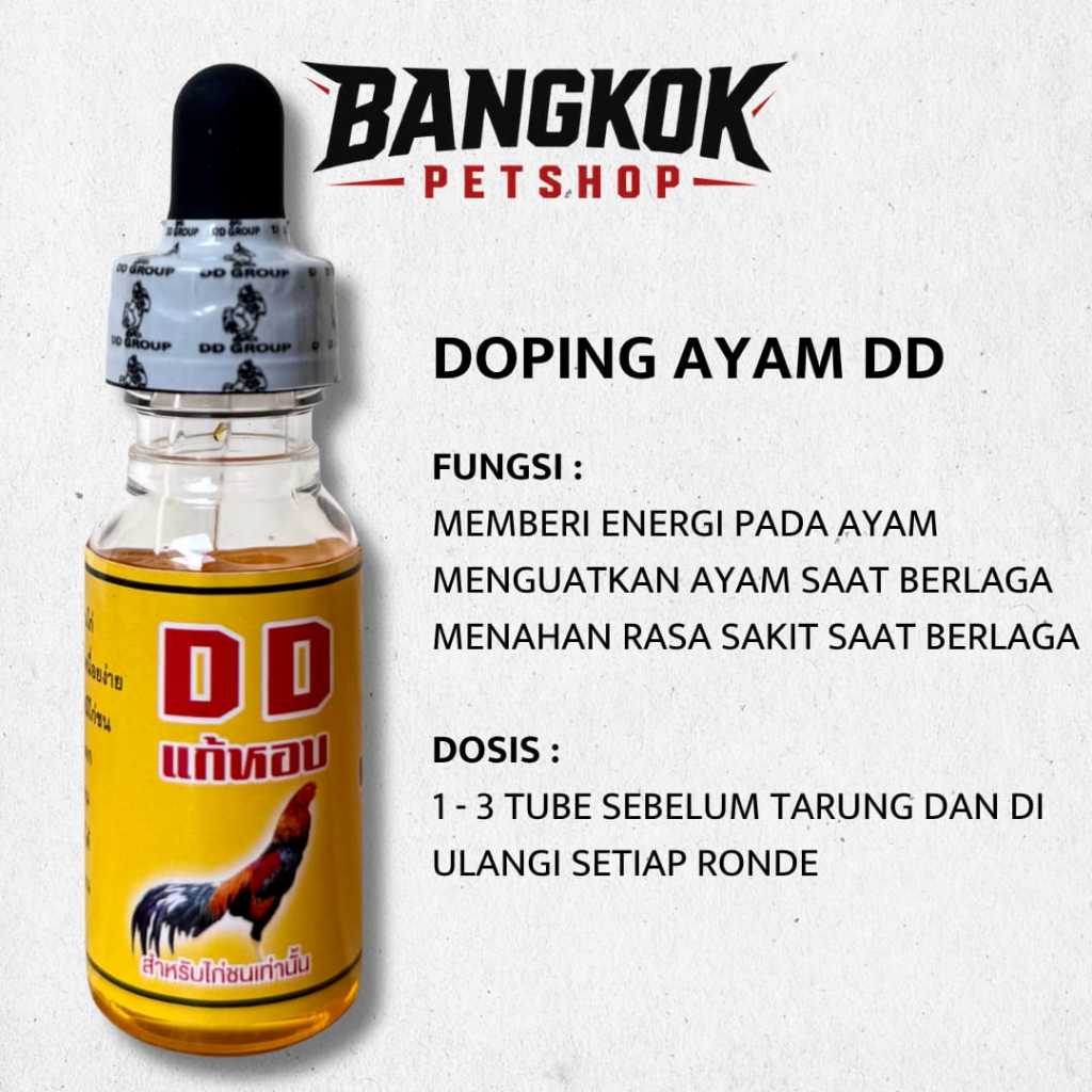 Doping Ayam DD Untuk Energi Dan Pemulihan / doping ayam original thailand / doping import thailand
