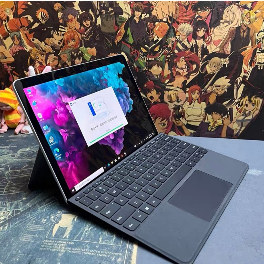 Asli Tablet 10.5" Microsoft Surface Go 2 Touch Screen RAM 8GB ROM 128GB Windows With Styule Pen Keyb