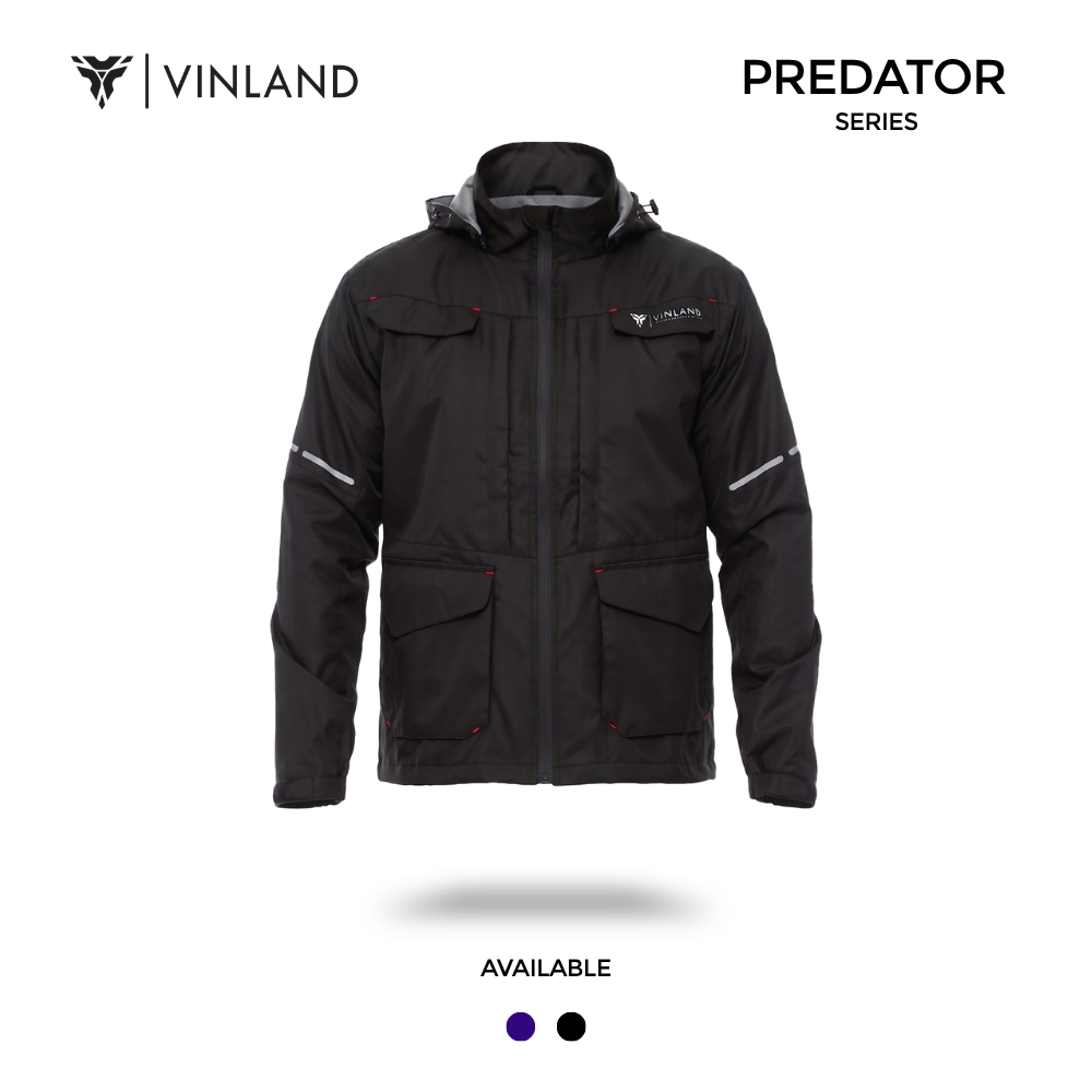 Vinland Jaket Motor Pria Predator Series