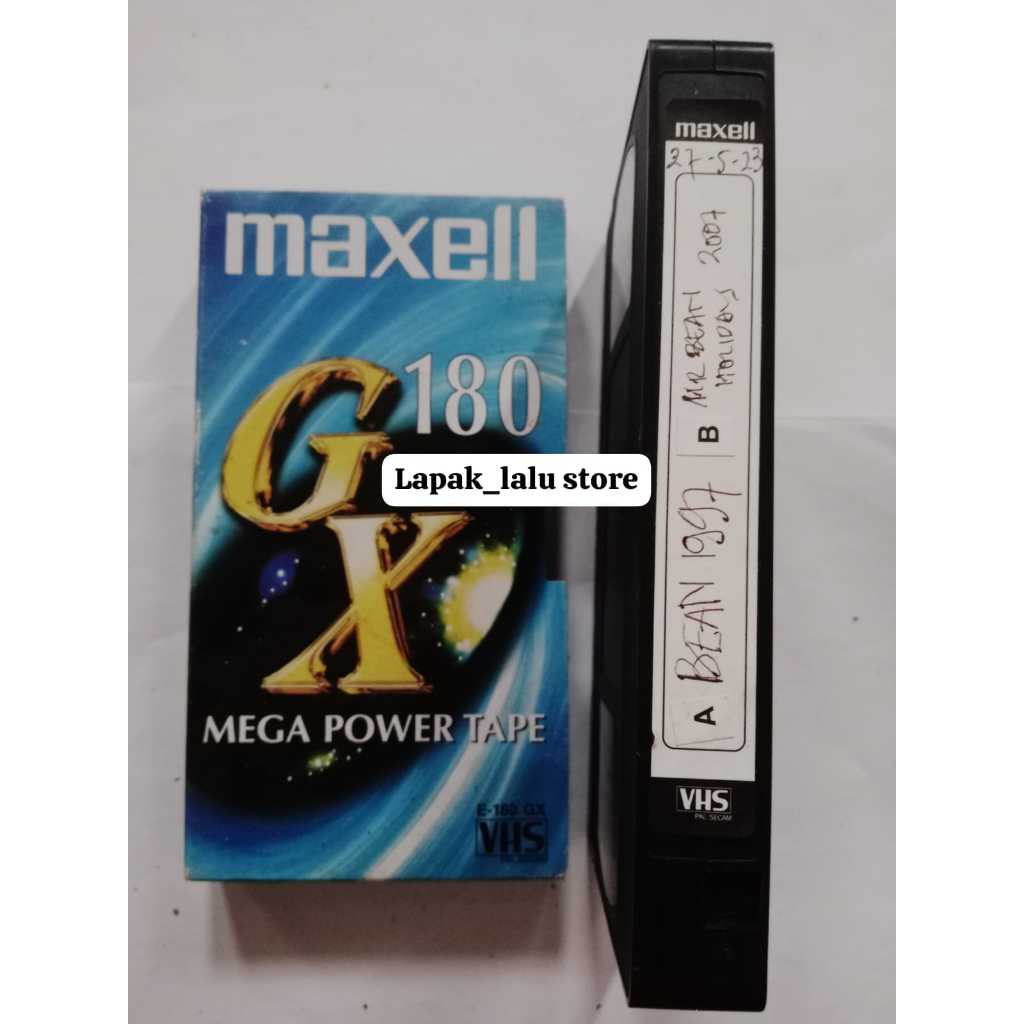 Kaset Video VHS Film Mr Bean 1997 dan Mr Bean Holiday