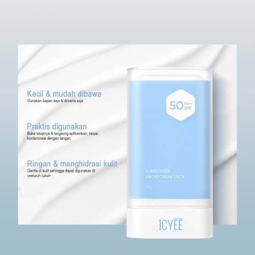 [FID] ICYEE Sunscreen Stick SPF 50 PA++++ 18 gram