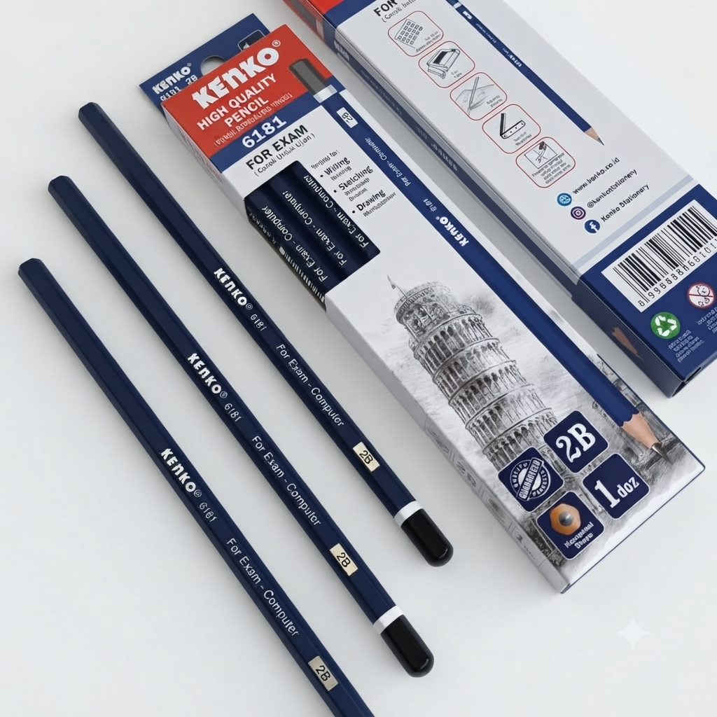 (1PAK) PENSIL KENKO 2B - KENKO 6181 (1PAK)
