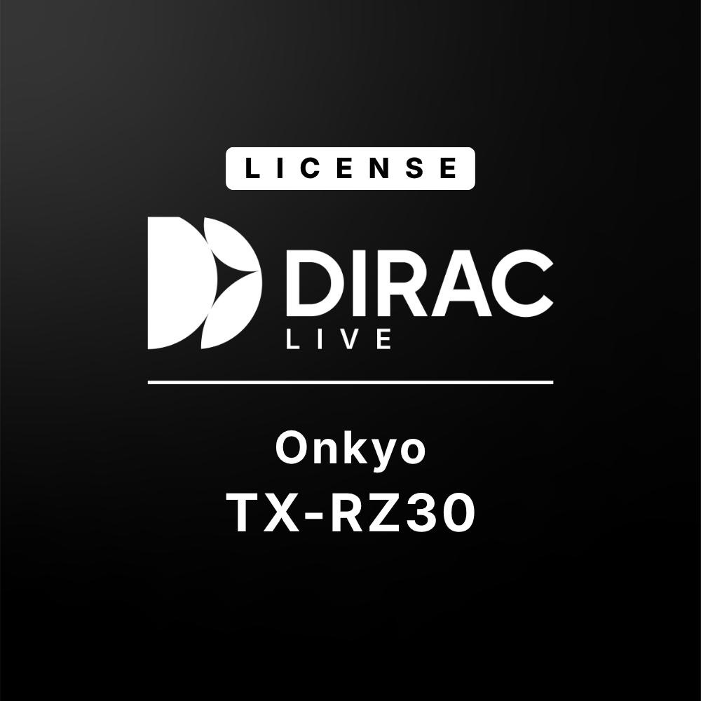 Dirac Live for Onkyo TX-RZ30