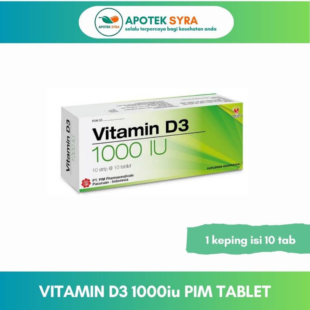 Vitamin D3 1000 IU Tablet
