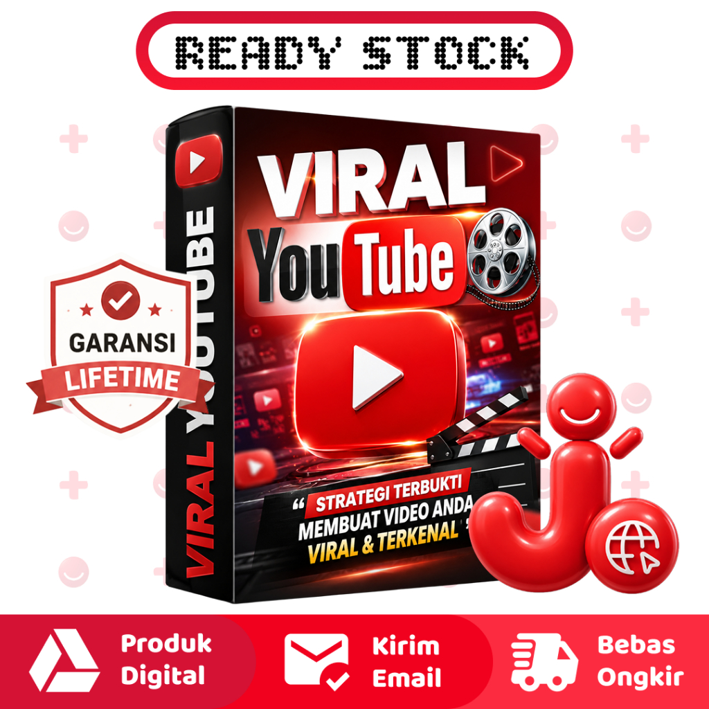 KELAS VIRAL YOUTUBE Step-by-step Belajar Membuat Video Viral Youtube - ECOURSE VIDEO