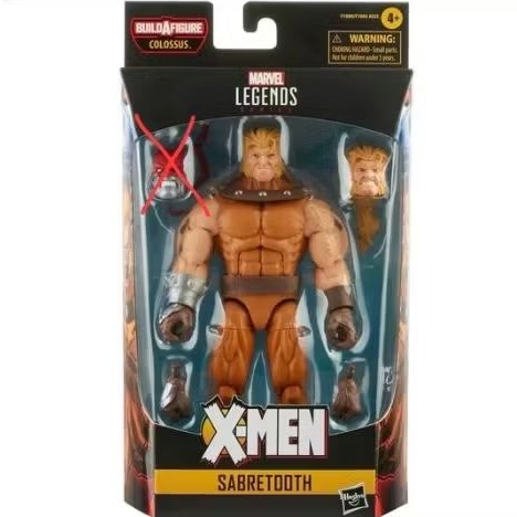 BIB, SABERTOOTH HASBRO FIGURE TOY