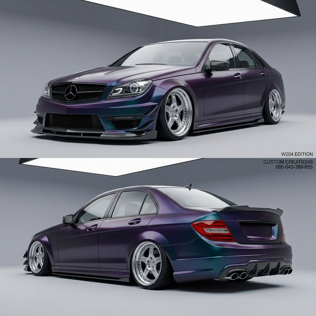 TEERMURAH BODYKIT Mercedez Benz W204with AMG