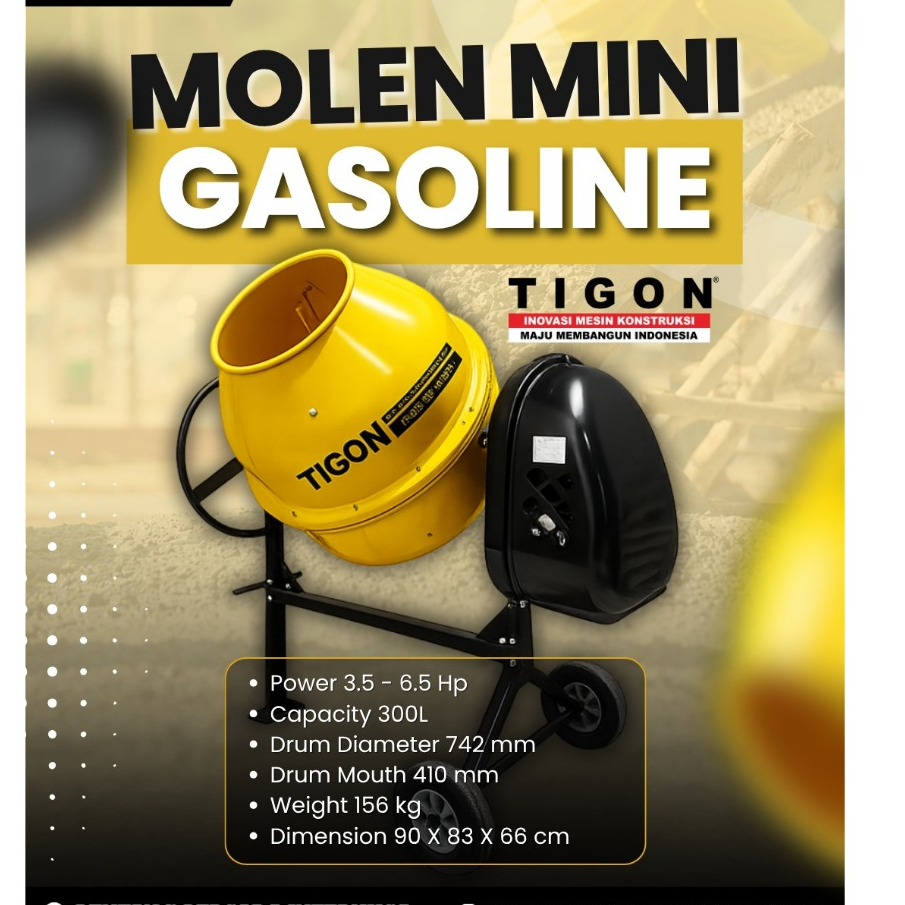 Molen Mini Gasoline Tigon type TCM-300 G