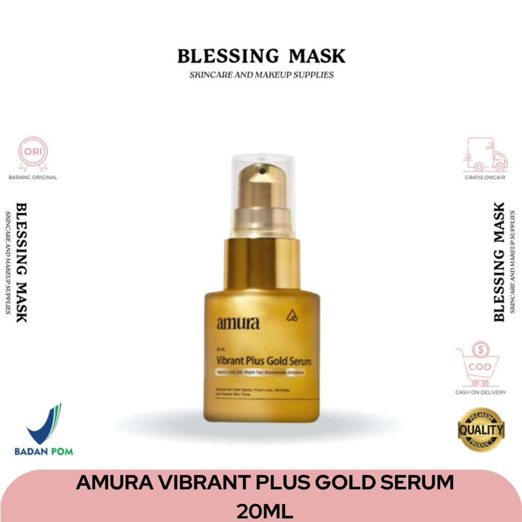 Amura Vibrant Plus Gold Serum 20ml | Blessingmask.official