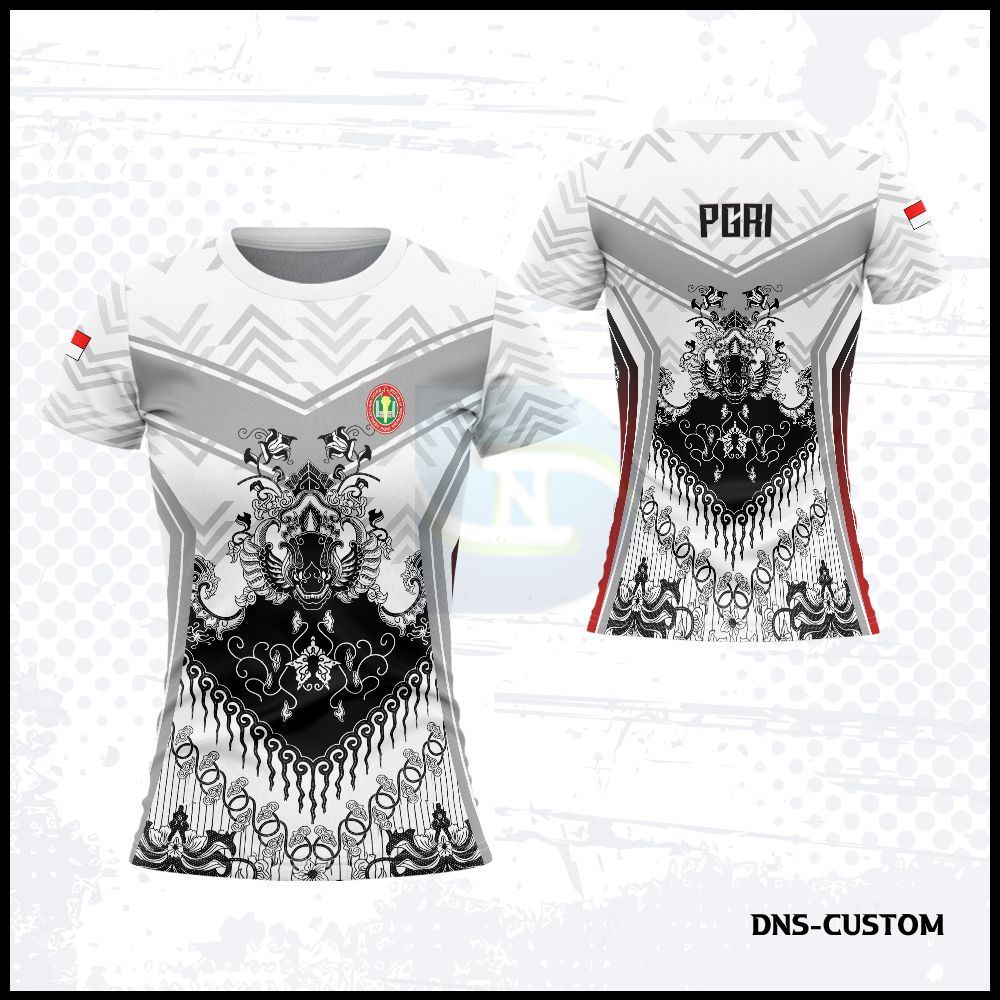 Kaos PGRI Wanita | Baju Guru PGRI Wanita | Seragam PGRI Kaos Wanita
